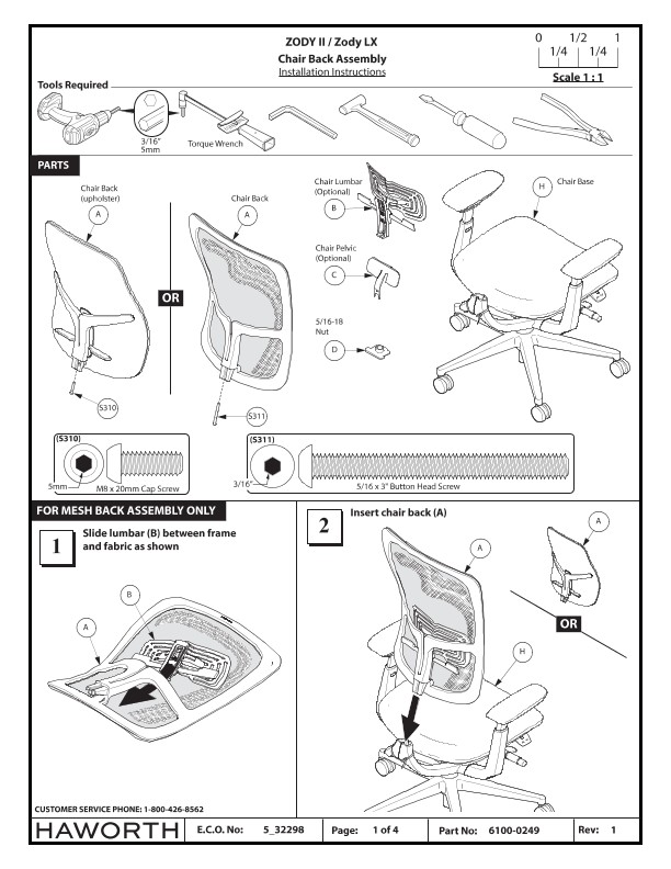 Haworth zody chair manual Clearance